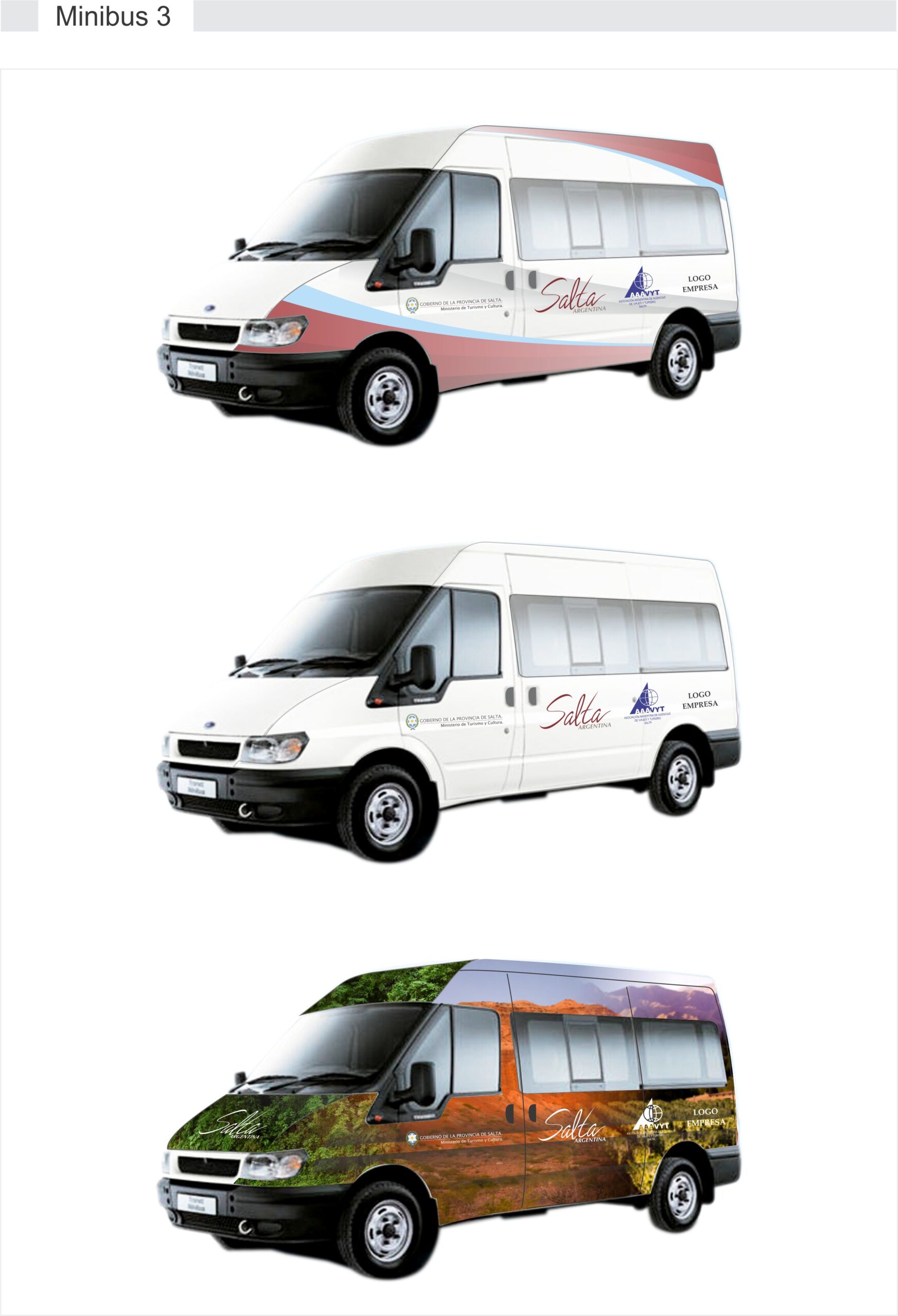 PLOTEO TURISMO minibus