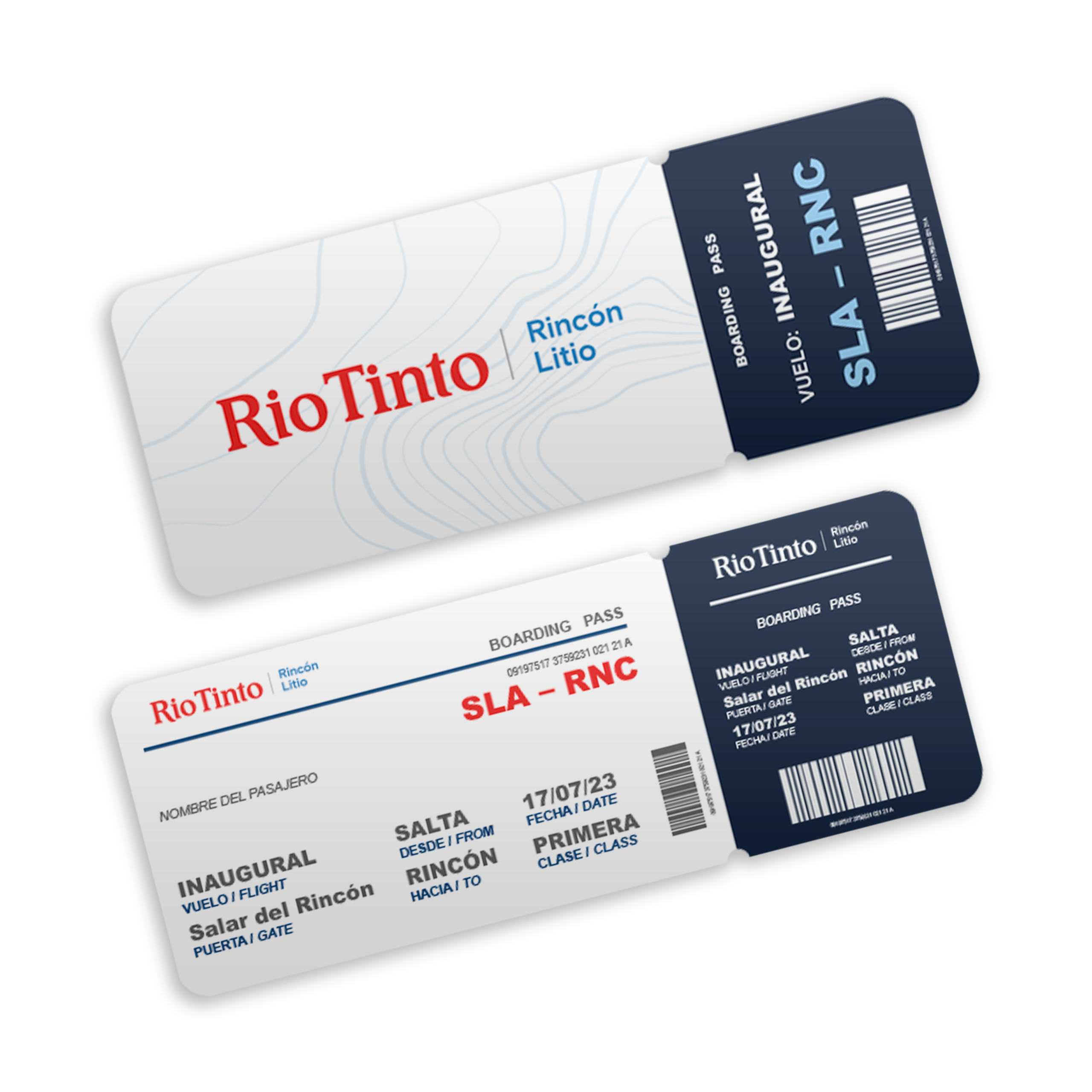 Boarding Pass Mockup