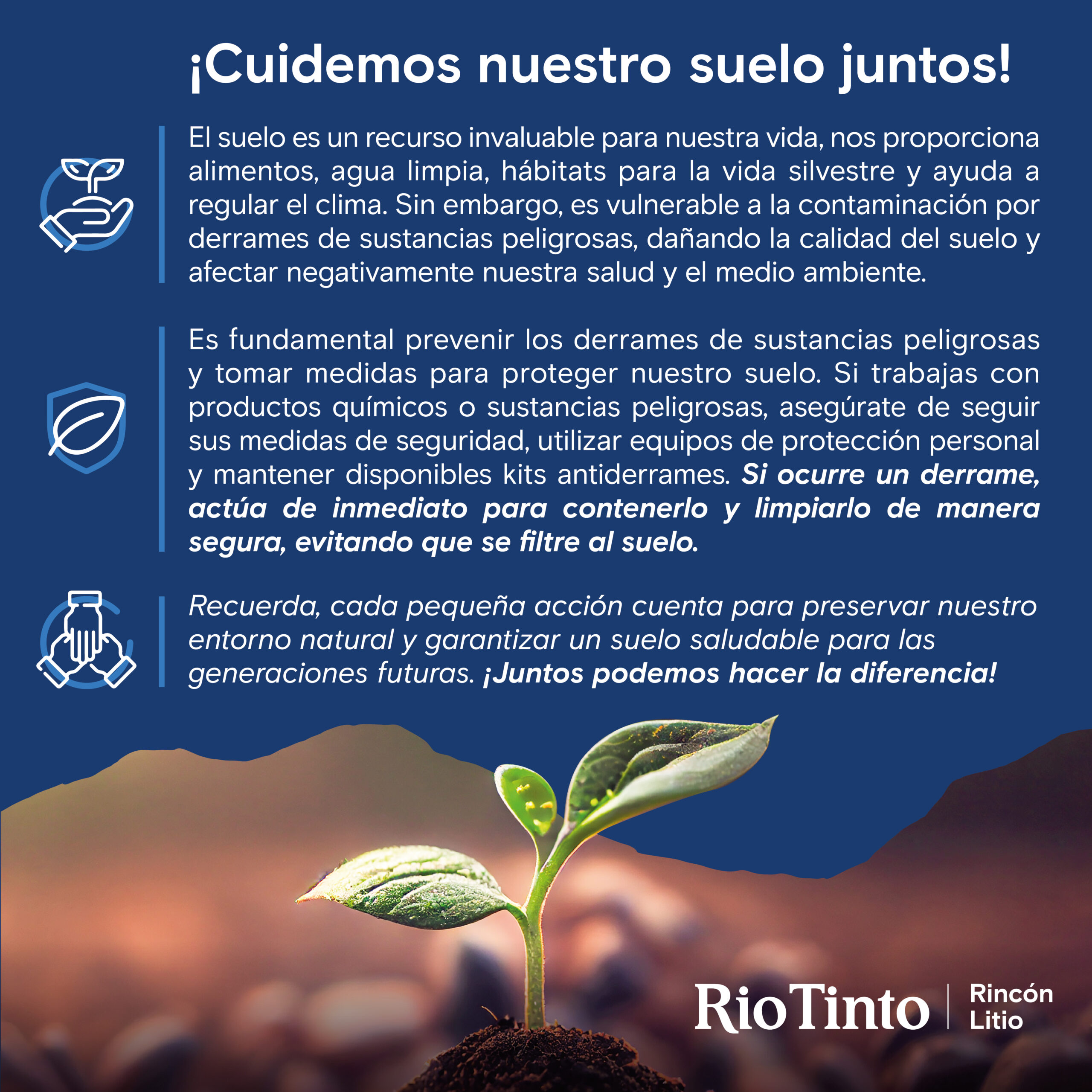 RIO TINTO Carteles Ambientales Cuidemos 80x80