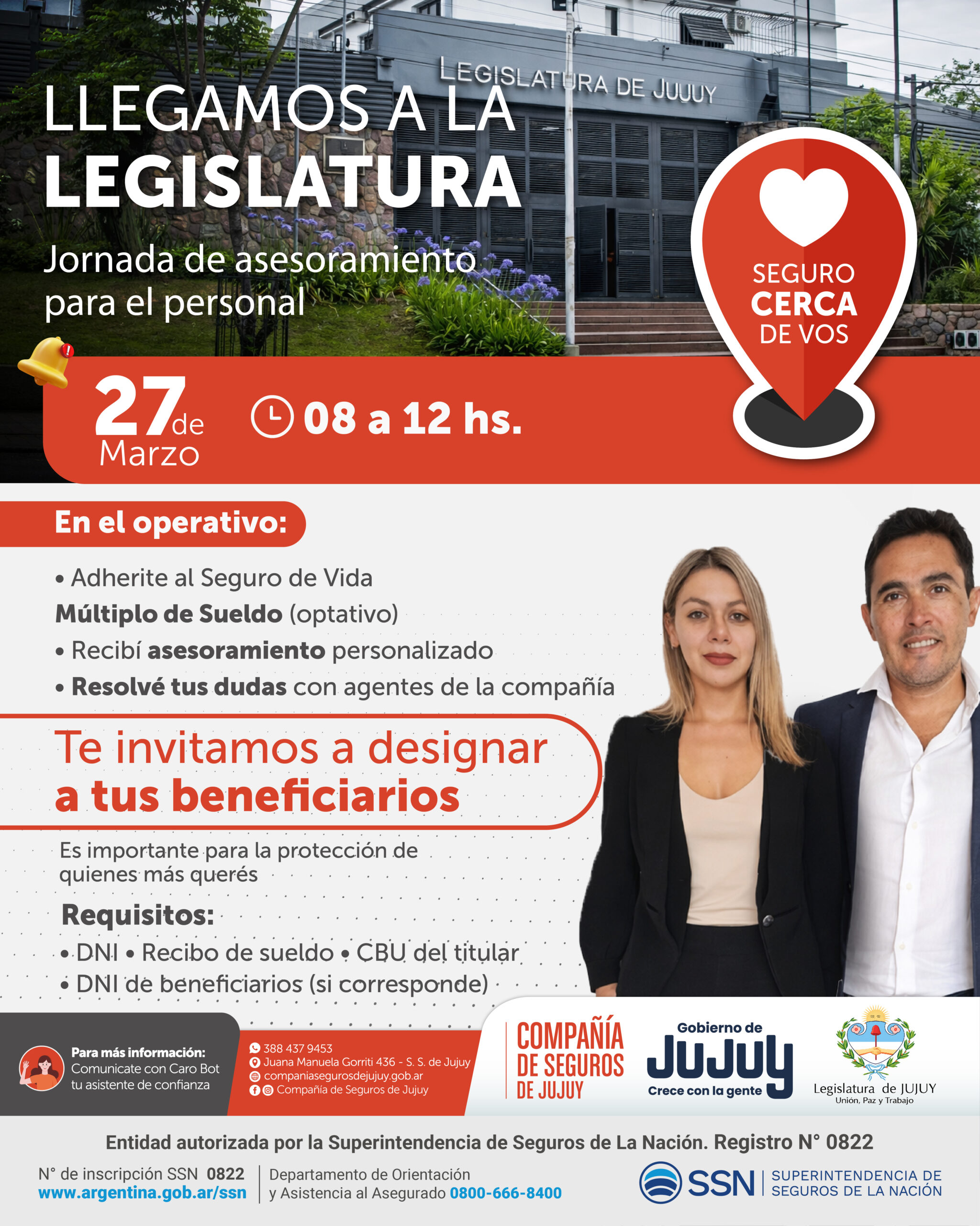 Operativo Legislatura Compañía de Seguros