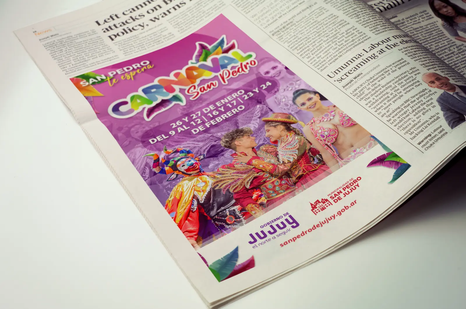 Aviso de Diario Mockup