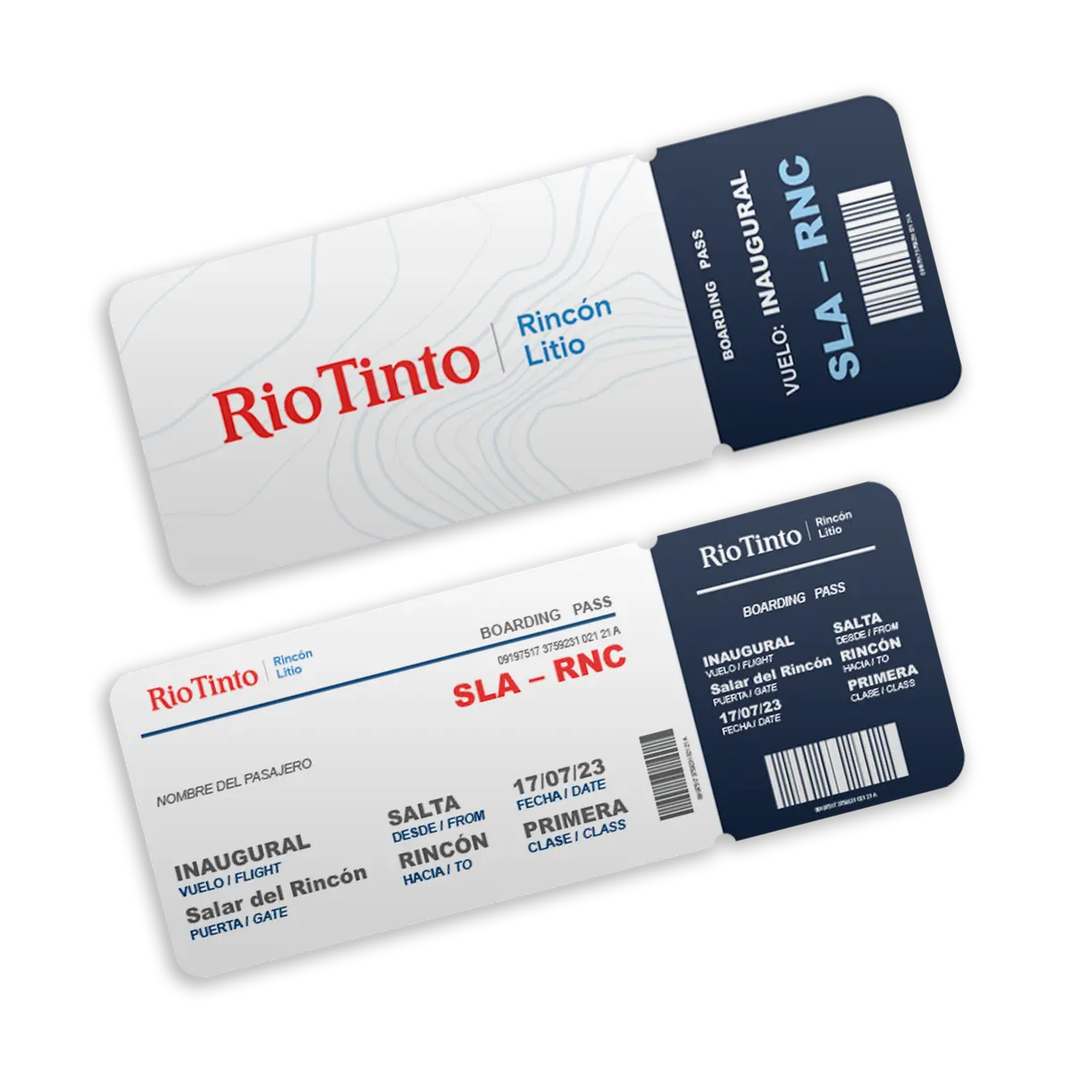 Boarding Pass Mockup