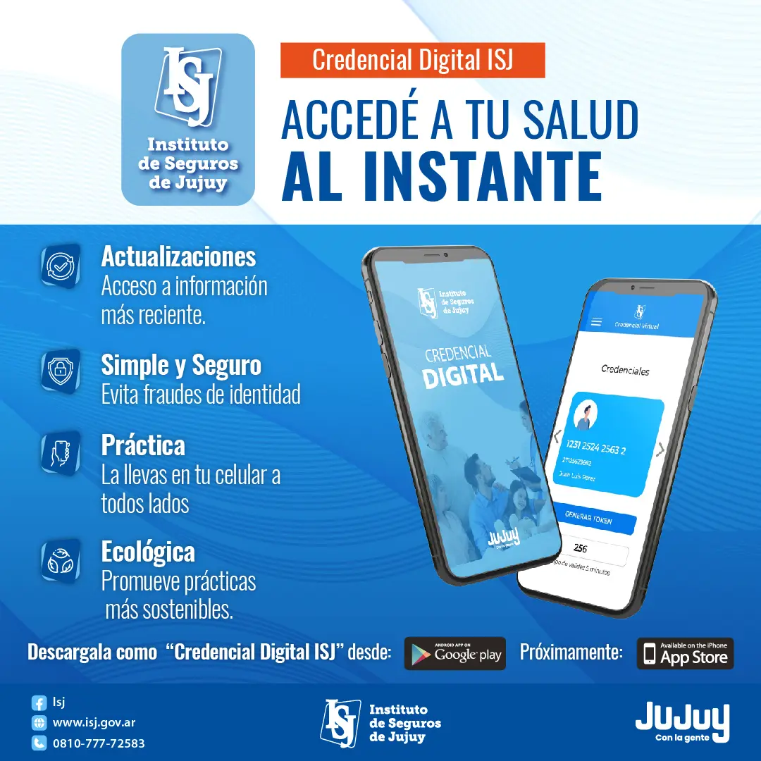 Credencial Digital Beneficios Redes O.S. ISJ