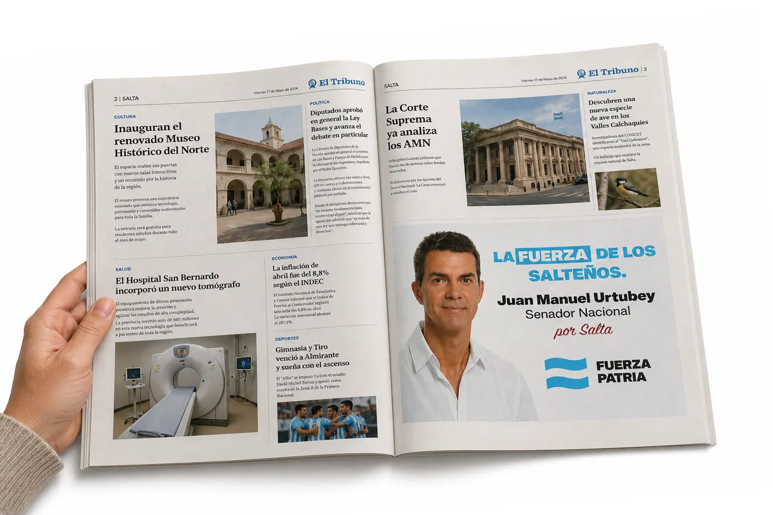 Mockup Diario Juan Manuel Urtubey